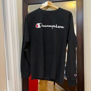 Black Champion Long Sleeve